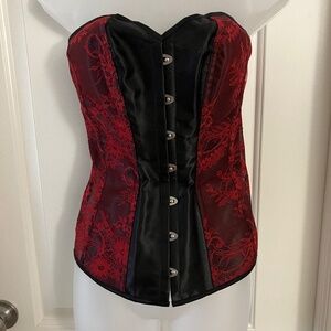 Sexy Strapless Corset Bustier